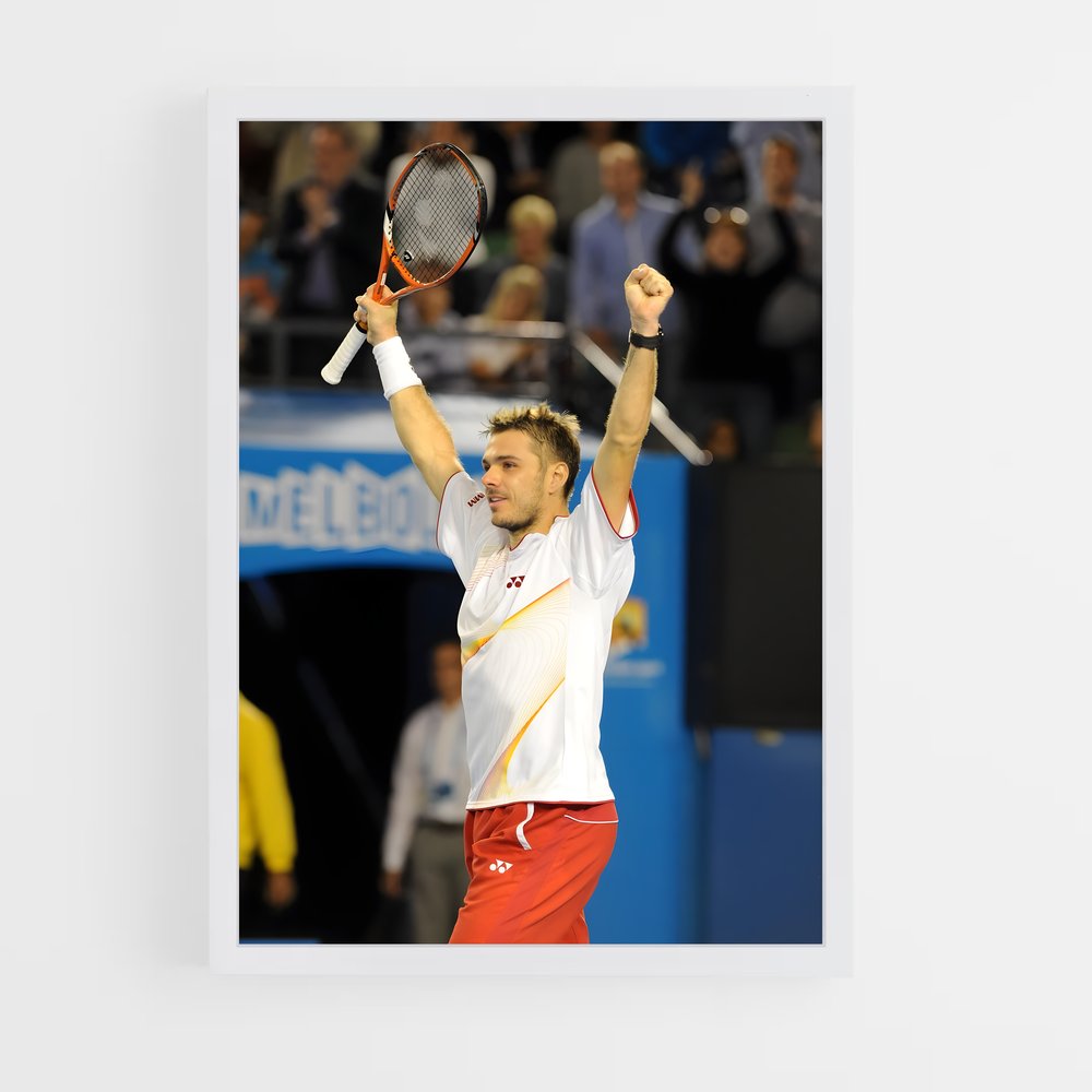 Poster Stan de wawrinka – affiche Tennis (vue 3)